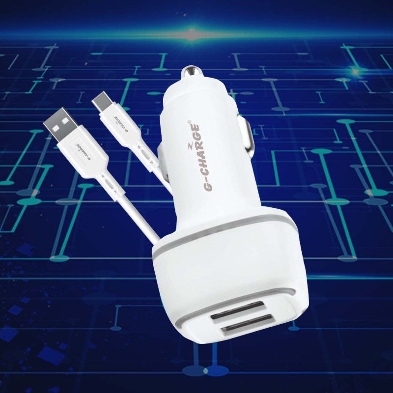 GC-84 Dual USB Charger Type C 17 W