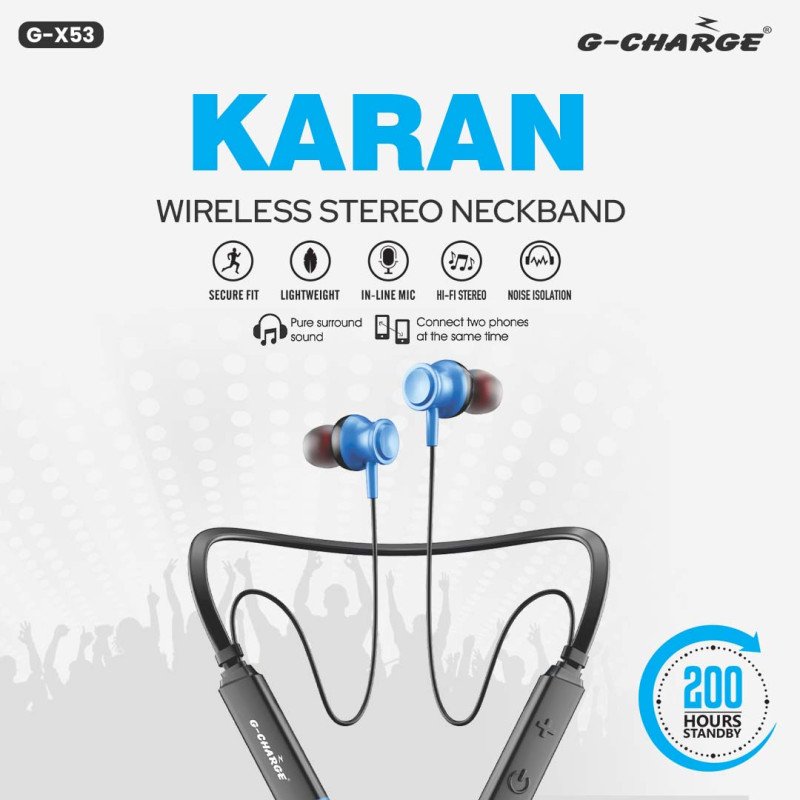 G-X53 Karan Wireless Stereo Neckband