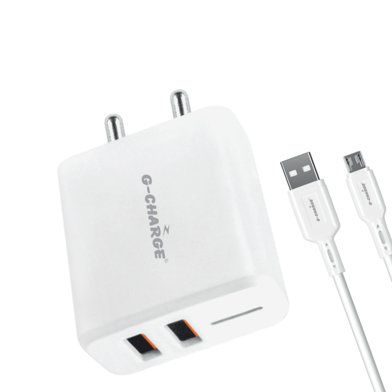 GC-53 Dual USB Port with micro USB Cable 12W