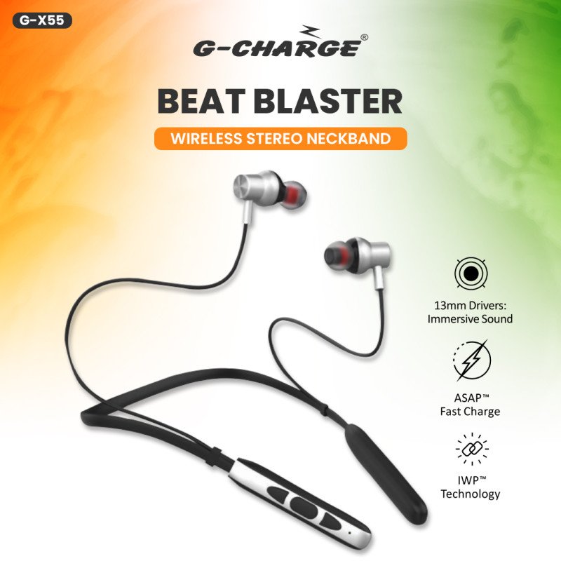 G-X55 Beat Blaster Wireless Stereo Neckband