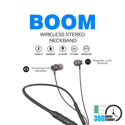 GX-50 Boom Wireless Stereo Neckband